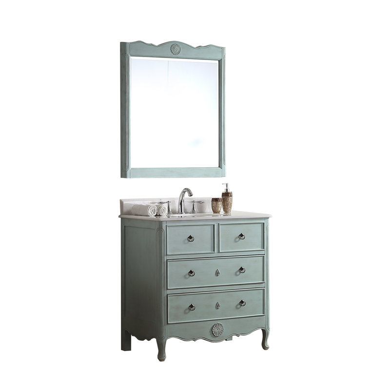 Ophelia & Co. Nallely 34'' Free Standing Single Bathroom Vanity with